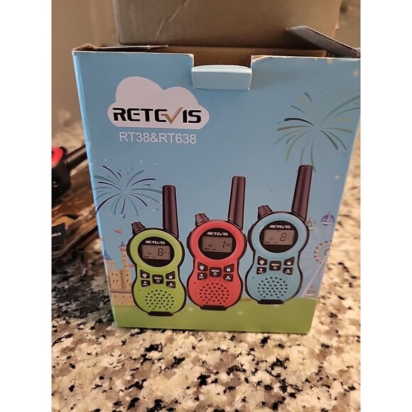 Retevis RT38 Walkie Talkies Long Range 3-Pack 1000 Meters Kids - Picture 1 of 6